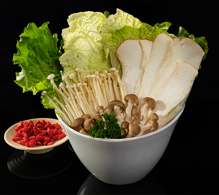 Set rau nấm